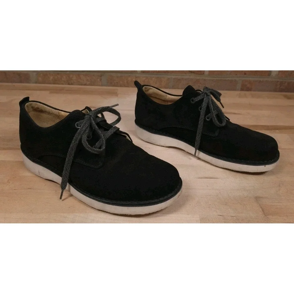 Samuel Hubbard Free Nubuck Leather Oxford Vibram Shoes 10M Black M1100 018